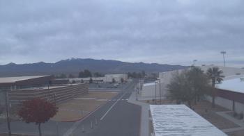Weather camera view of Pahrump Valley HS.