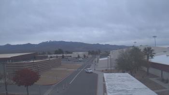 Weather camera view of Pahrump Valley HS.