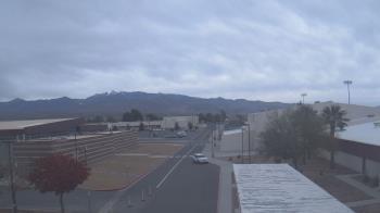 Weather camera view of Pahrump Valley HS.