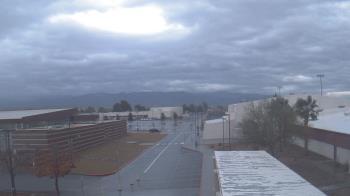 Weather camera view of Pahrump Valley HS.