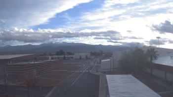 Weather camera view of Pahrump Valley HS.