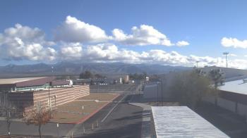 Weather camera view of Pahrump Valley HS.