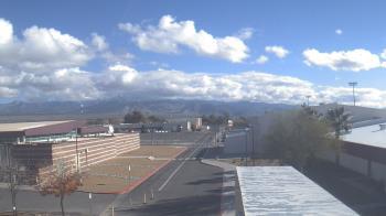 Weather camera view of Pahrump Valley HS.