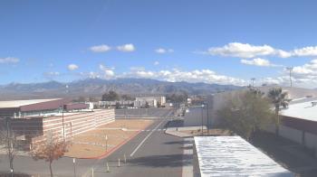 Weather camera view of Pahrump Valley HS.