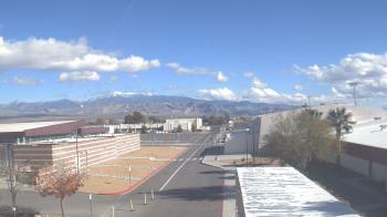 Weather camera view of Pahrump Valley HS.