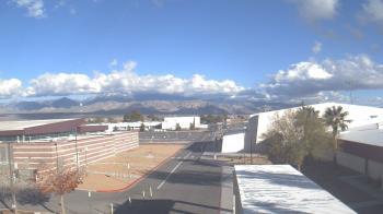 Weather camera view of Pahrump Valley HS.