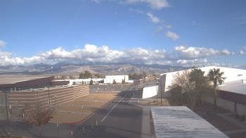 Weather camera view of Pahrump Valley HS.