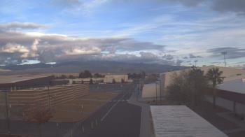 Weather camera view of Pahrump Valley HS.
