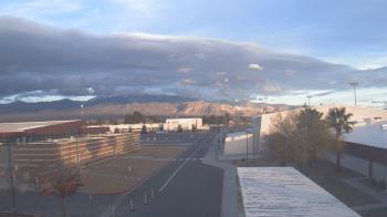 Weather camera view of Pahrump Valley HS.