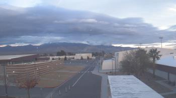Weather camera view of Pahrump Valley HS.