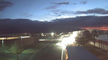 Weather camera view of Pahrump Valley HS.