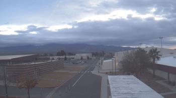 Weather camera view of Pahrump Valley HS.