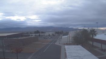 Weather camera view of Pahrump Valley HS.