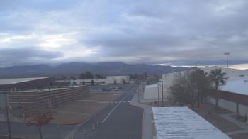 Weather camera view of Pahrump Valley HS.
