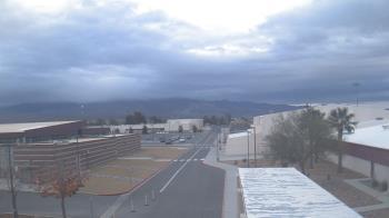 Weather camera view of Pahrump Valley HS.