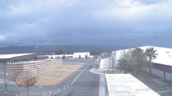Weather camera view of Pahrump Valley HS.