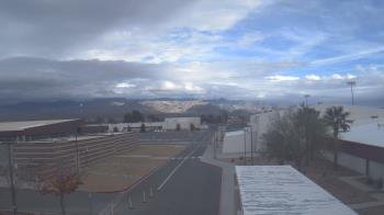 Weather camera view of Pahrump Valley HS.