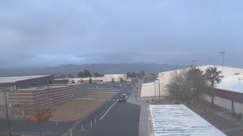Weather camera view of Pahrump Valley HS.