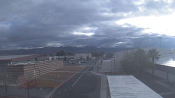 Weather camera view of Pahrump Valley HS.