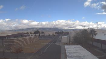 Weather camera view of Pahrump Valley HS.