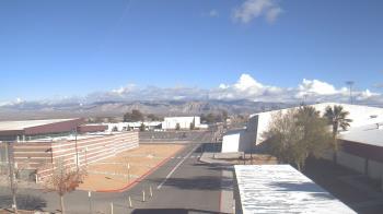 Weather camera view of Pahrump Valley HS.