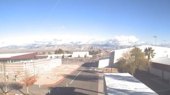 Weather camera view of Pahrump Valley HS.