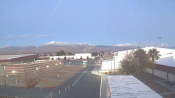 Weather camera view of Pahrump Valley HS.