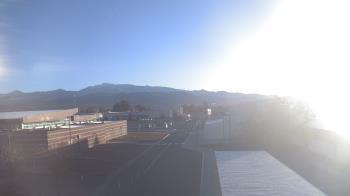 Weather camera view of Pahrump Valley HS.