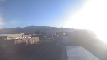 Weather camera view of Pahrump Valley HS.