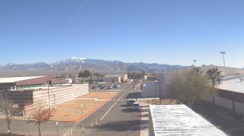 Weather camera view of Pahrump Valley HS.