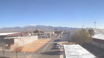 Weather camera view of Pahrump Valley HS.