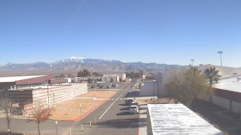 Weather camera view of Pahrump Valley HS.