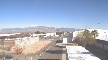 Weather camera view of Pahrump Valley HS.