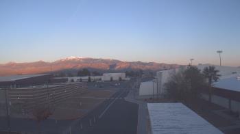 Weather camera view of Pahrump Valley HS.