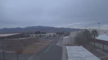Weather camera view of Pahrump Valley HS.
