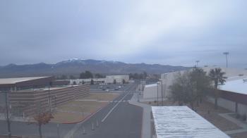 Weather camera view of Pahrump Valley HS.