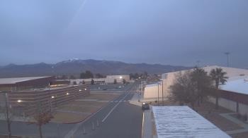 Weather camera view of Pahrump Valley HS.