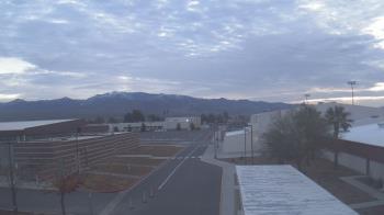 Weather camera view of Pahrump Valley HS.