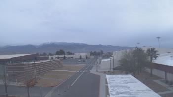 Weather camera view of Pahrump Valley HS.