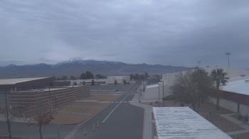 Weather camera view of Pahrump Valley HS.