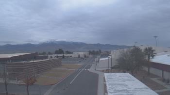 Weather camera view of Pahrump Valley HS.