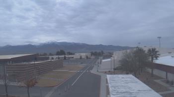Weather camera view of Pahrump Valley HS.