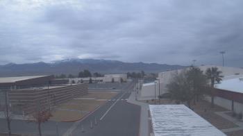 Weather camera view of Pahrump Valley HS.
