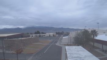 Weather camera view of Pahrump Valley HS.