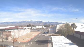 Weather camera view of Pahrump Valley HS.