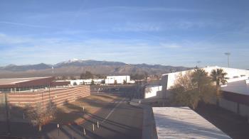 Weather camera view of Pahrump Valley HS.