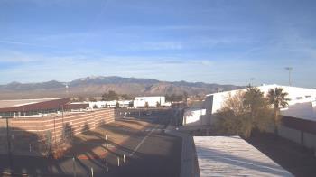 Weather camera view of Pahrump Valley HS.