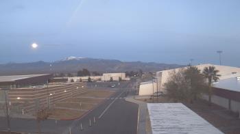 Weather camera view of Pahrump Valley HS.