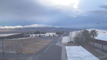 Weather camera view of Pahrump Valley HS.