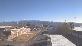 Weather camera view of Pahrump Valley HS.